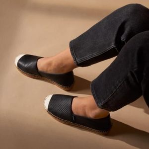 VISCATA Two Tone Leather Spadrilles Loafers Flats